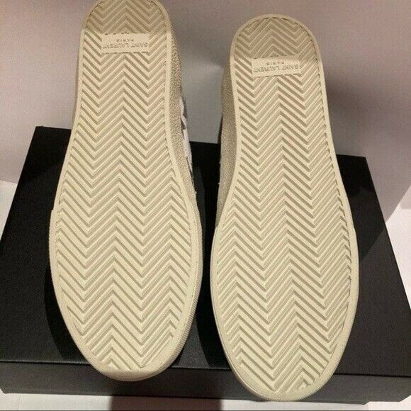 Saint Laurent YSL Silver Star Sneaker SIZE38 +/ US8.5 NEW IN BOX - Picture 7 of 13